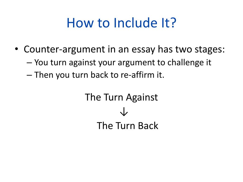 PPT CounterArgument PowerPoint Presentation, free download ID2253515