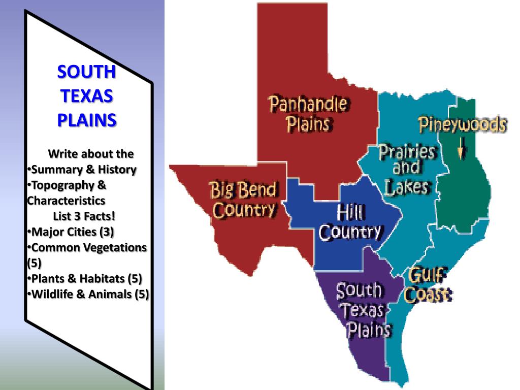 PPT The 7 Regions of Texas PowerPoint Presentation, free download