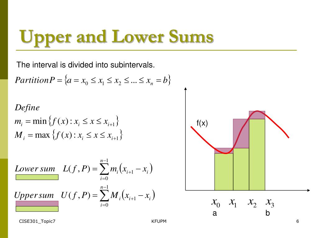 PPT CISE301 Numerical Methods Topic 7 Numerical Integration Lecture