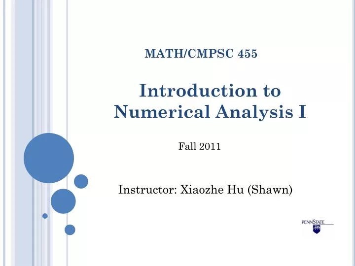 Numerical Analysis
