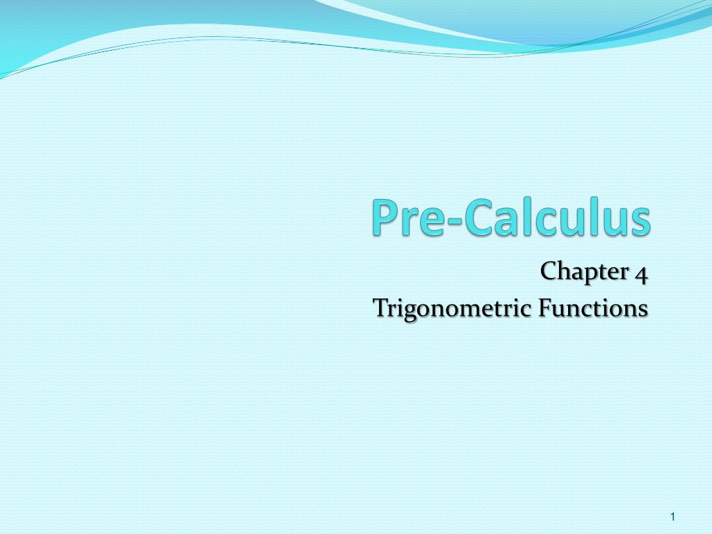 PPT PreCalculus PowerPoint Presentation, free download ID2254996