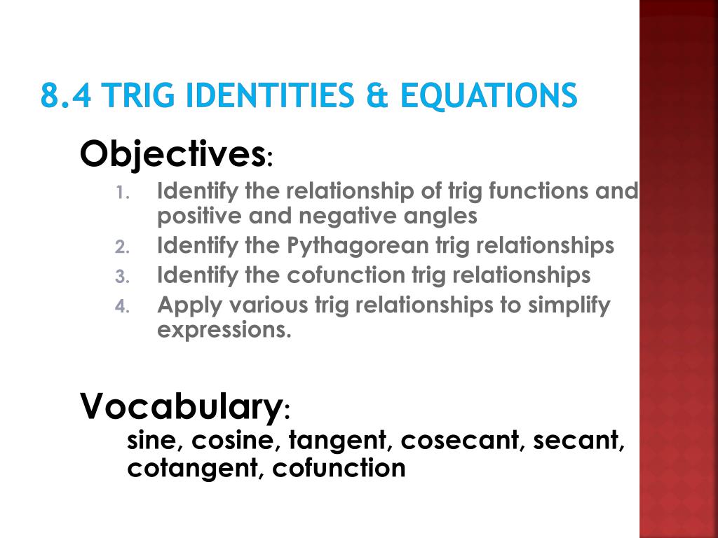無料印刷可能 8 4 Practice Trigonometry 最高のイラスト