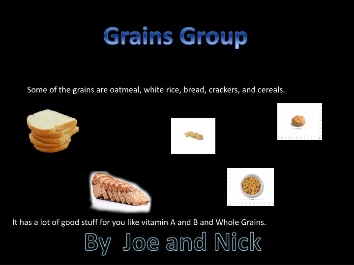 PPT The 5 Food Groups PowerPoint Presentation ID2256018