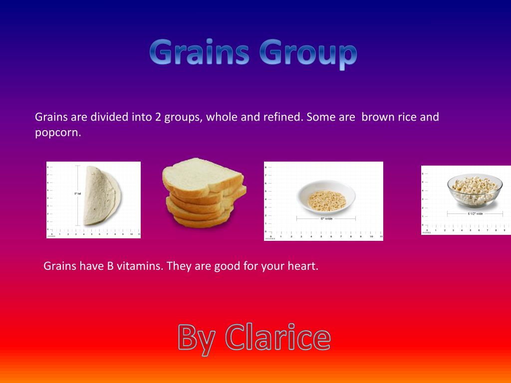 PPT The 5 Food Groups PowerPoint Presentation, free download ID2256018