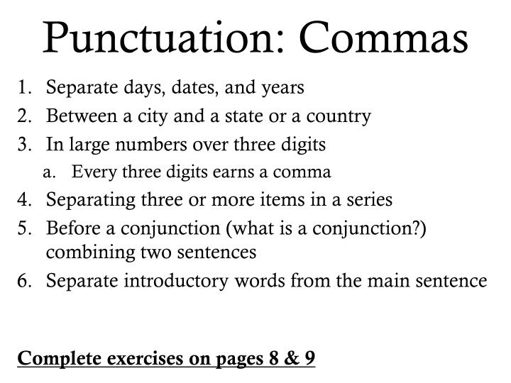 PPT Capitalization, Punctuation & Writing a Paragraph PowerPoint