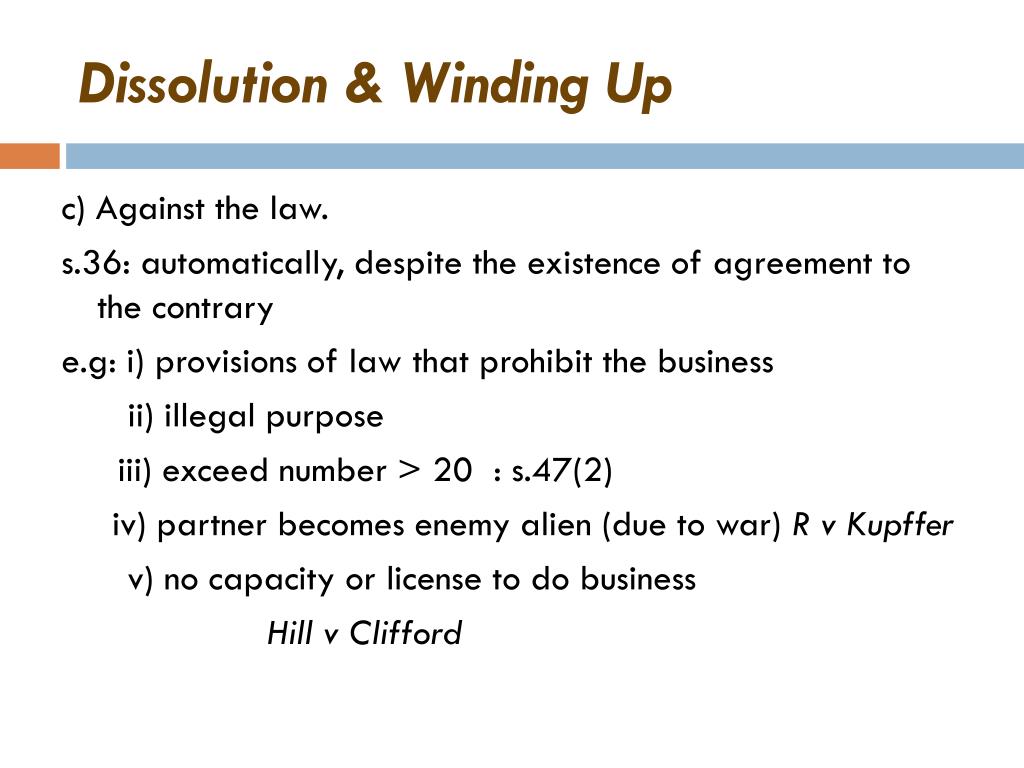 PPT Law of Partnership PowerPoint Presentation, free download ID