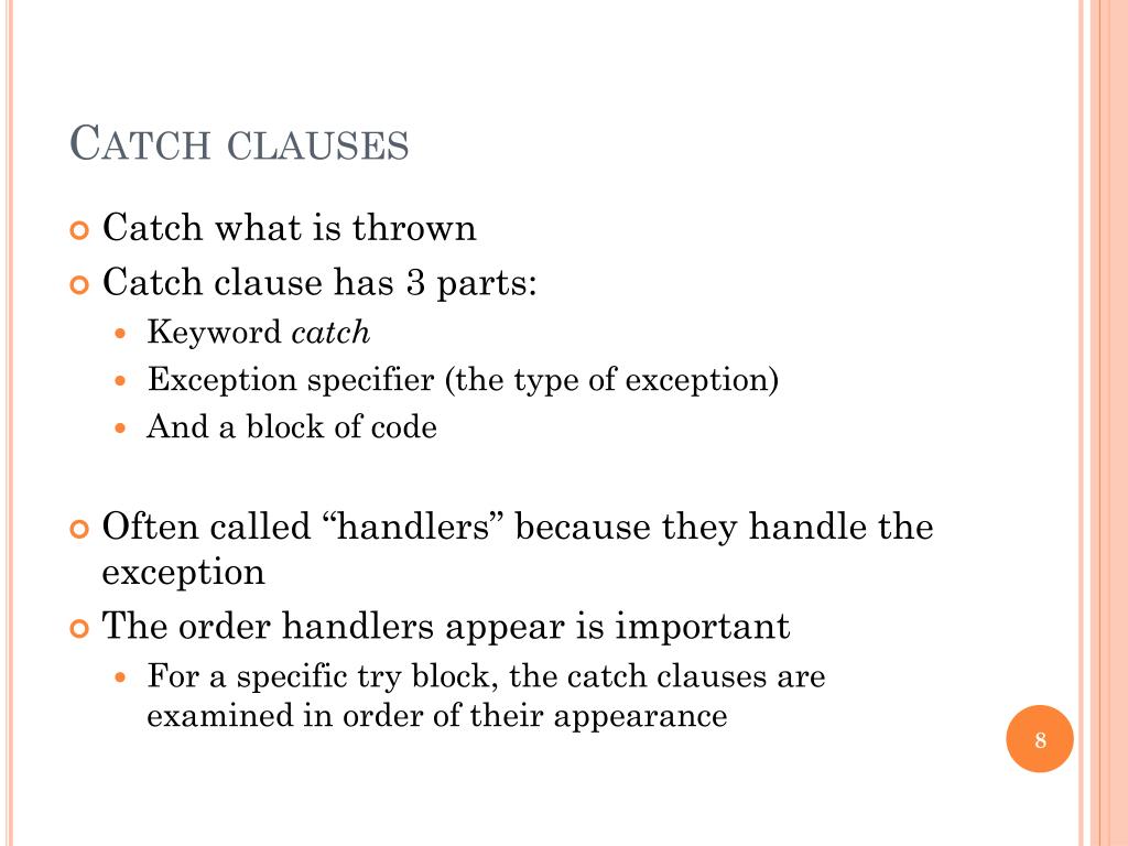 PPT Exceptions PowerPoint Presentation, free download ID2261189