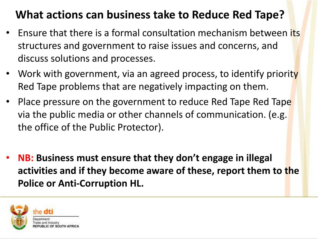 PPT Improving the relationship between Businesses and Government