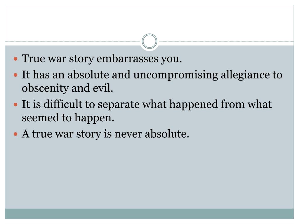PPT How to Tell a War Story PowerPoint Presentation, free download