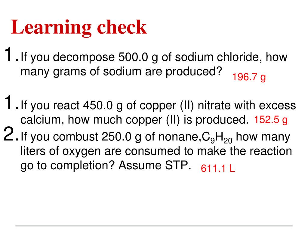 PPT MOLE RATIOS IN CHEMICAL EQUATIONS PowerPoint Presentation, free