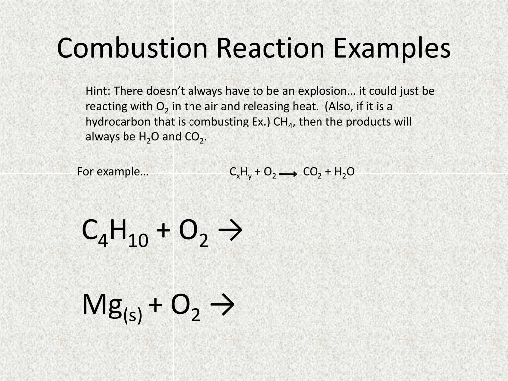 PPT Chemical Reactions PowerPoint Presentation, free download ID