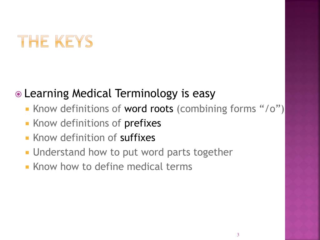 PPT Introduction to Medical Terminology PowerPoint Presentation, free