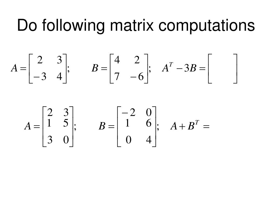 PPT Matrices and MATLAB PowerPoint Presentation, free download ID