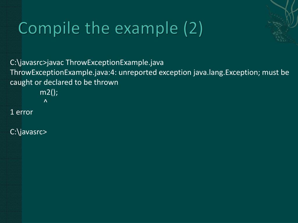 PPT Java Exception Handling PowerPoint Presentation, free download ID2266632