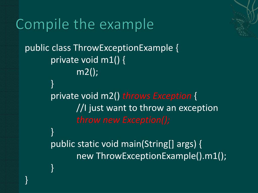 PPT Java Exception Handling PowerPoint Presentation, free download ID2266632