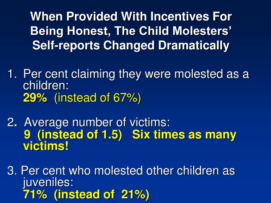 PPT CHARACTERISTICS and MODUS OPERANDI of CHILD MOLESTERS PowerPoint