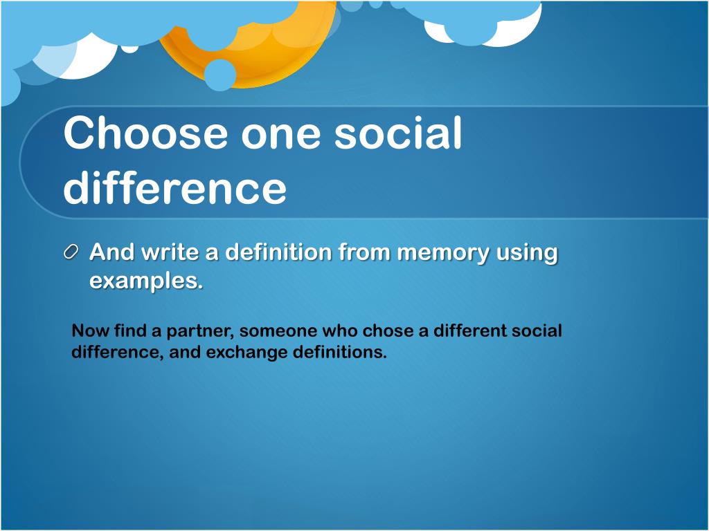 PPT Social Differences PowerPoint Presentation, free download ID