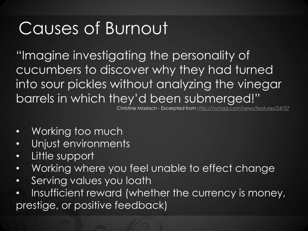 PPT Burnout PowerPoint Presentation, free download ID2272004