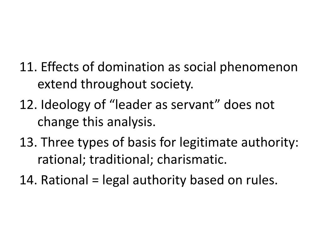 PPT Max er “The Types of Legitimate Domination” PowerPoint