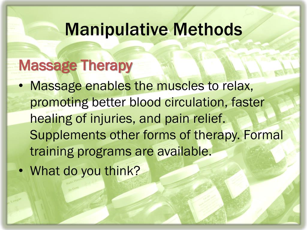 PPT Complementary and Alternative Medicine PowerPoint Presentation