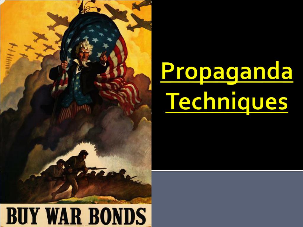 PPT Propaganda Techniques PowerPoint Presentation, free download ID