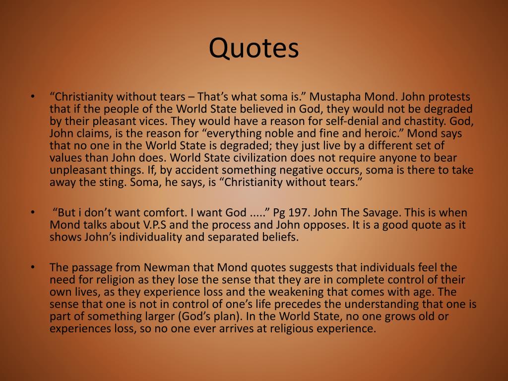 PPT Brave New World PowerPoint Presentation, free download ID2280882