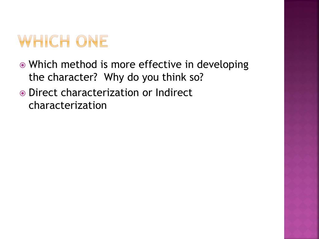 PPT Characterization and Steal method PowerPoint Presentation, free