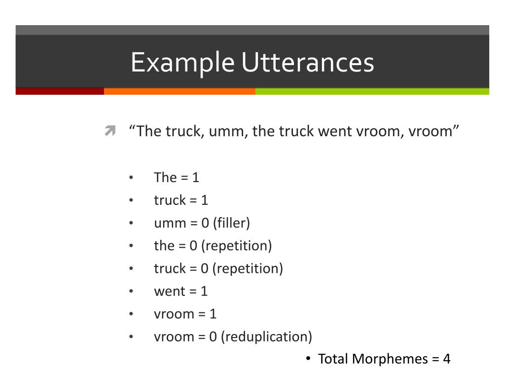 PPT Mean Length of Utterance (MLU) PowerPoint Presentation, free