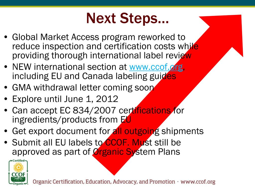 PPT U.S.EU Organic Equivalency Arrangement Webinar PowerPoint