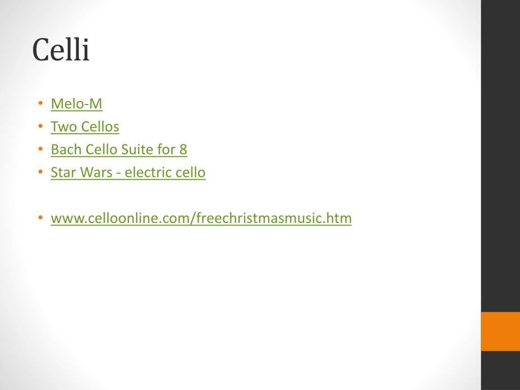 PPT COOL THINGS FOR STRINGS PowerPoint Presentation, free download