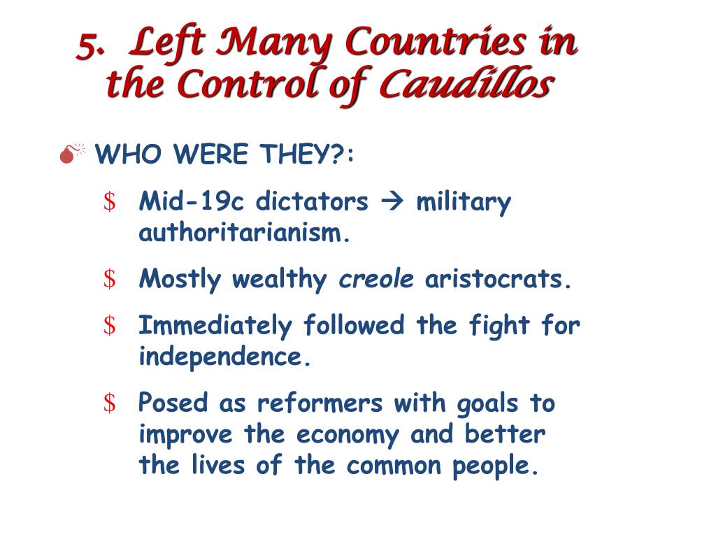 PPT Causes of Latin American Revolutions PowerPoint Presentation