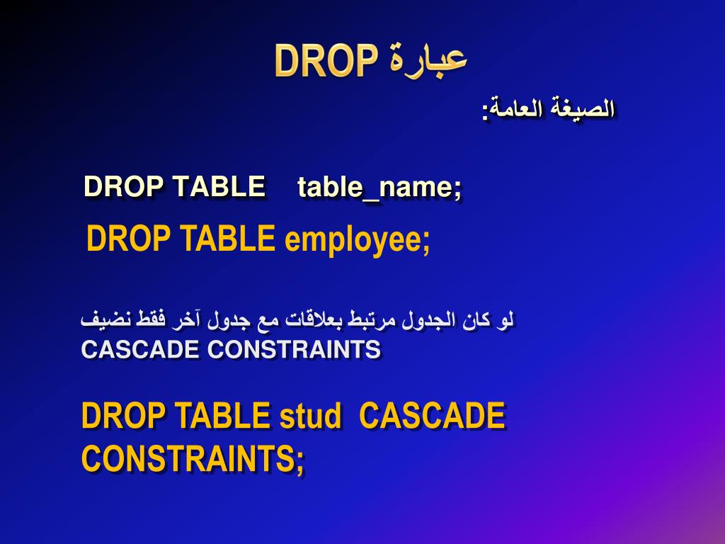 PPT ORACLE & SQL PowerPoint Presentation, free download ID2287894