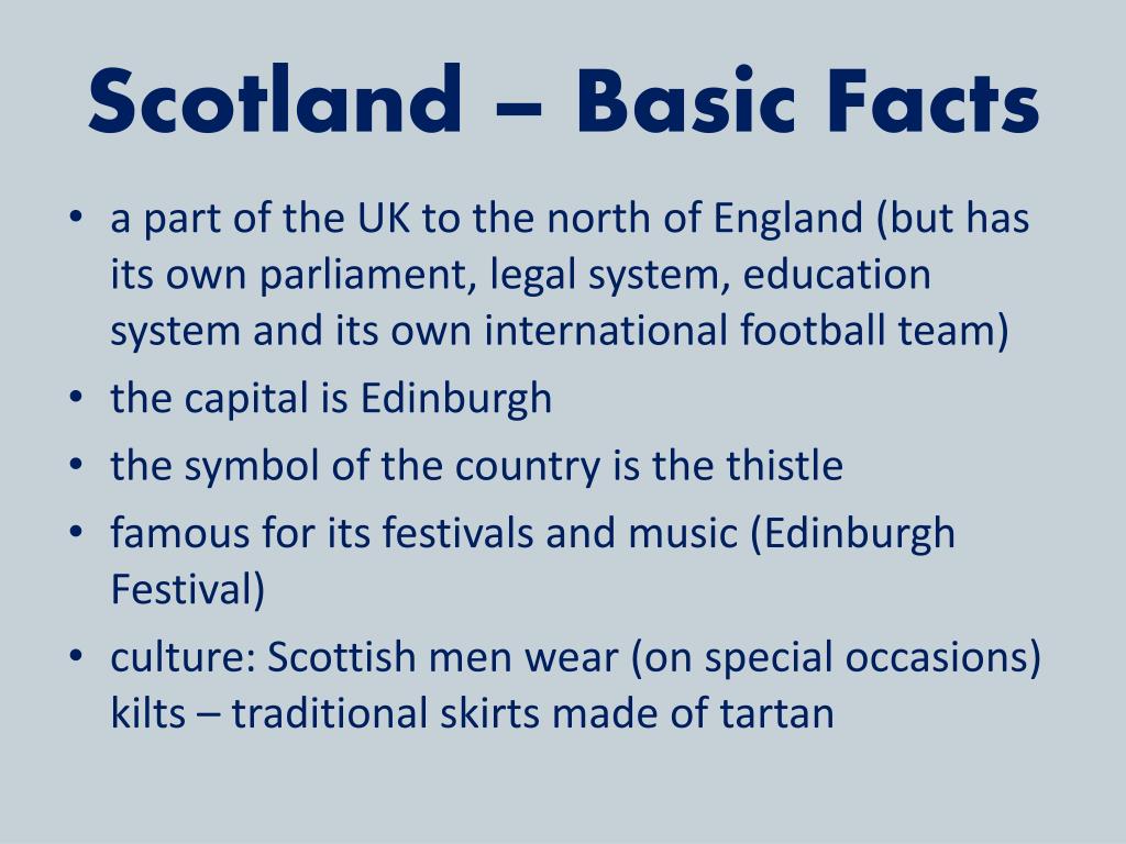 PPT Scotland Basic Facts PowerPoint Presentation, free download