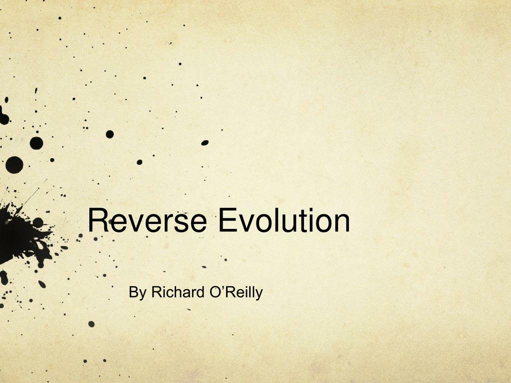 PPT Reverse Evolution PowerPoint Presentation, free download ID2304693
