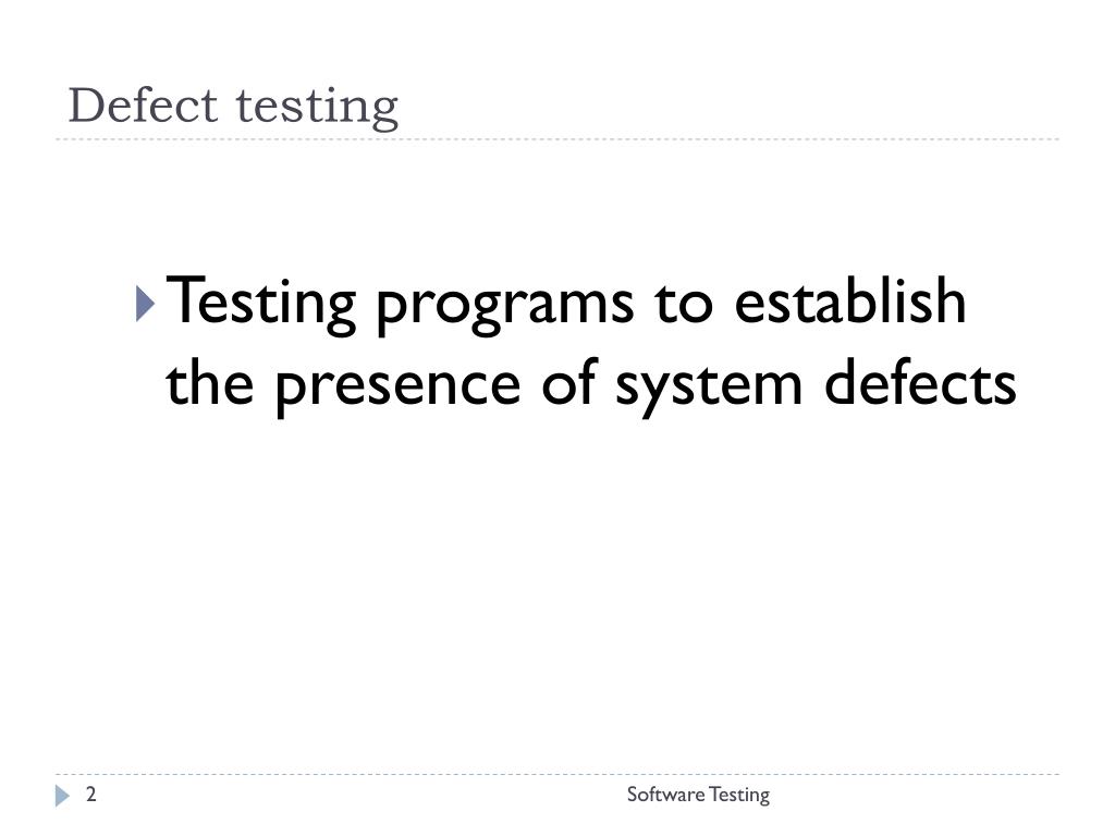 PPT Software Testing PowerPoint Presentation, free download ID2308524