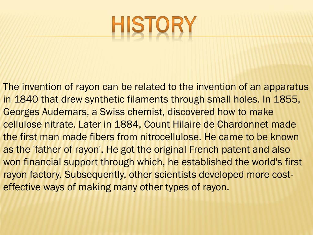 PPT Rayon PowerPoint Presentation, free download ID2312490