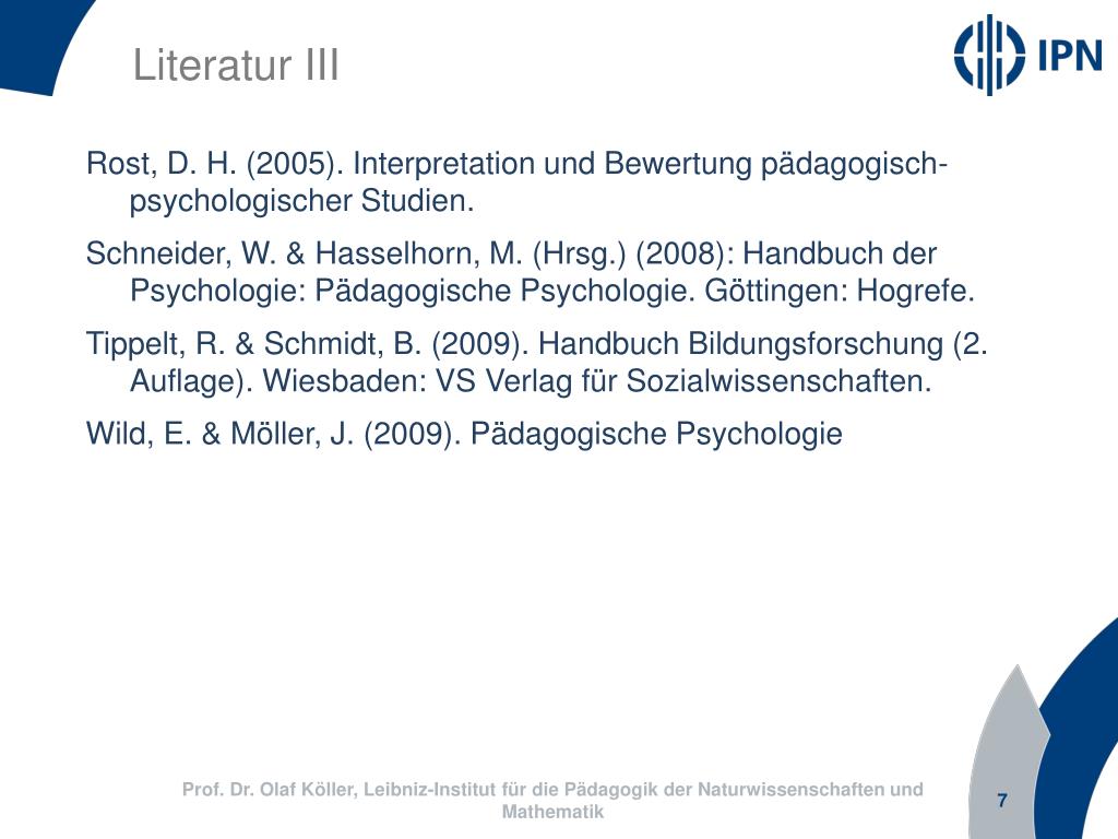 PPT Einführung in die empirische Bildungsforschung Mo, 8