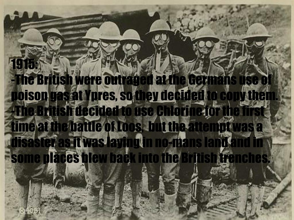 PPT The Use Of Gas In WW1 PowerPoint Presentation, free download ID