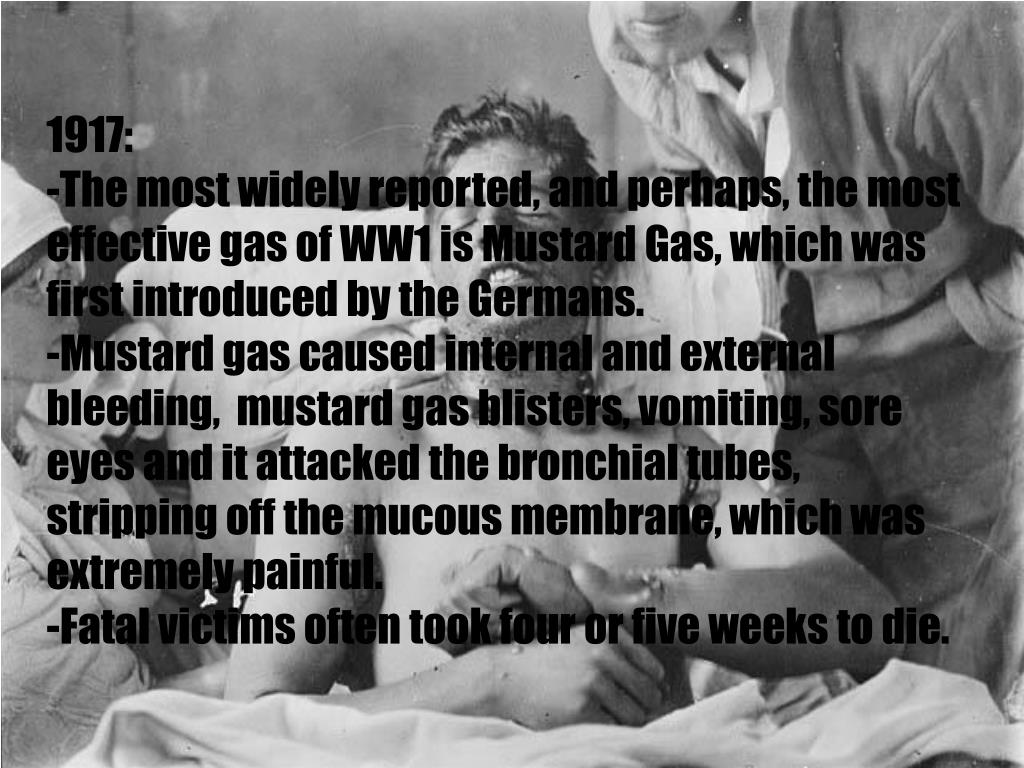 PPT The Use Of Gas In WW1 PowerPoint Presentation, free download ID