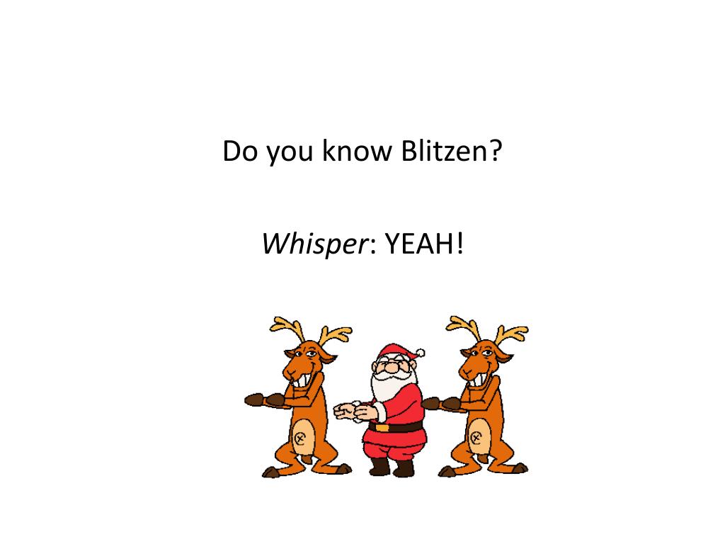 PPT Blitzen’s Boogie PowerPoint Presentation, free download ID2315726