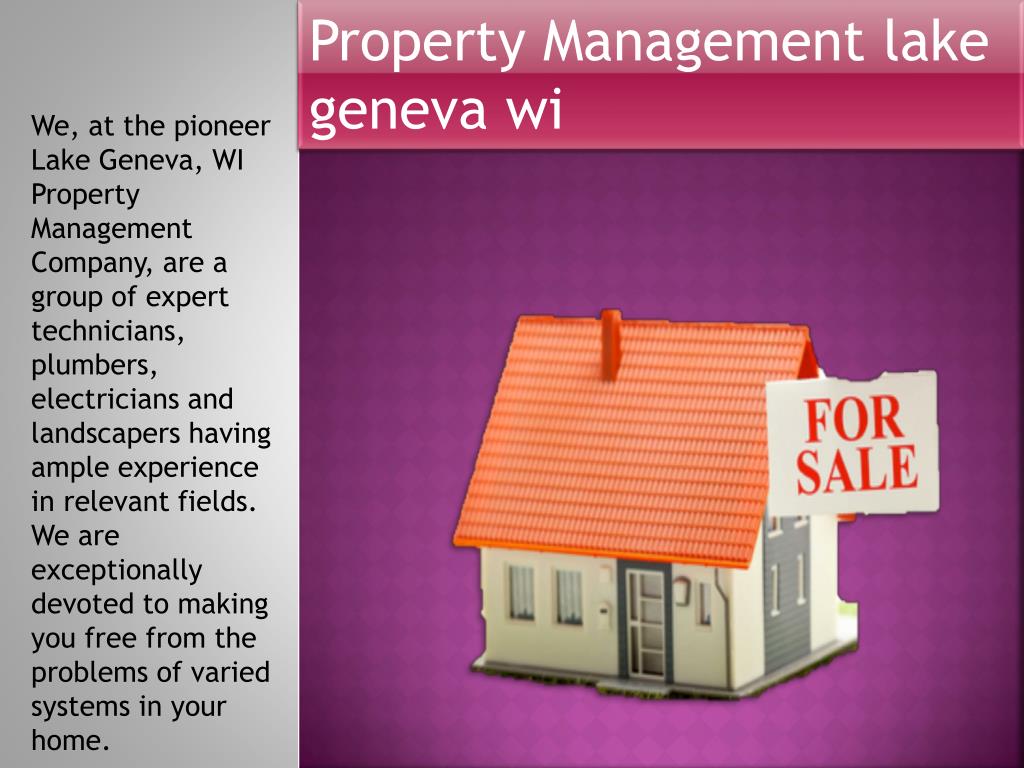 PPT Williams Bay WI Property Management PowerPoint Presentation, free