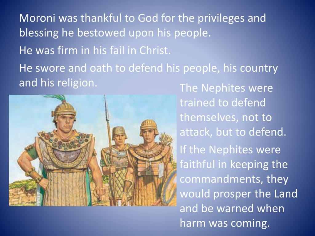 PPT Lesson 26 Captain Moroni and the Title of Liberty PowerPoint