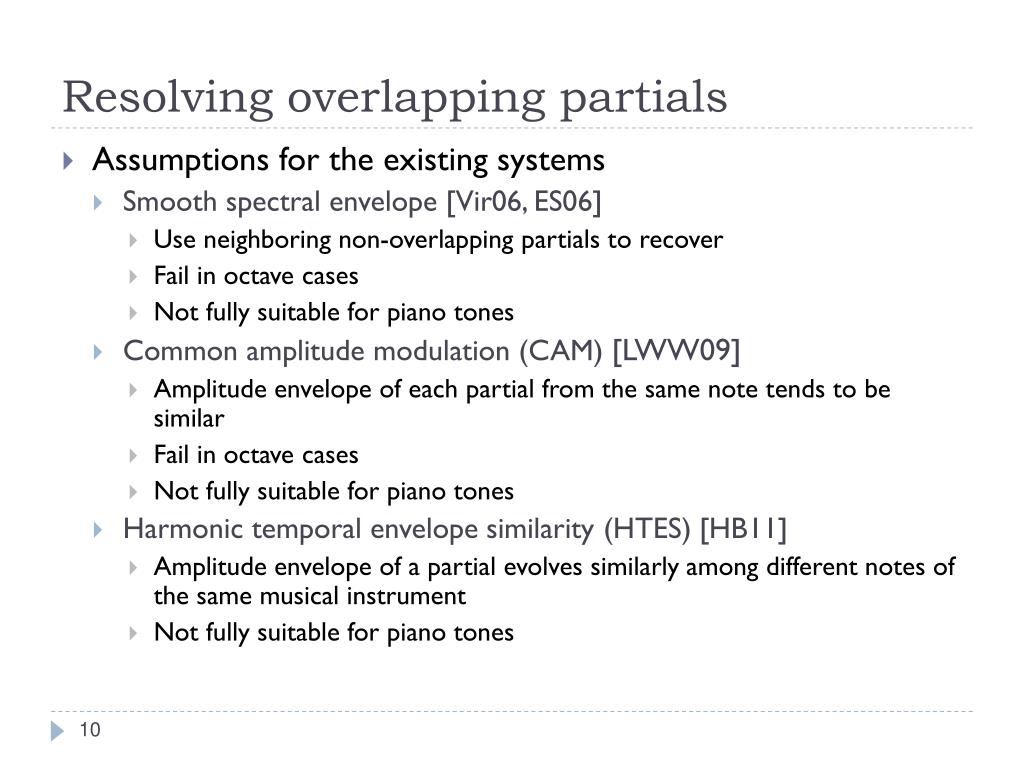 PPT Source separation and analysis of piano music signals using