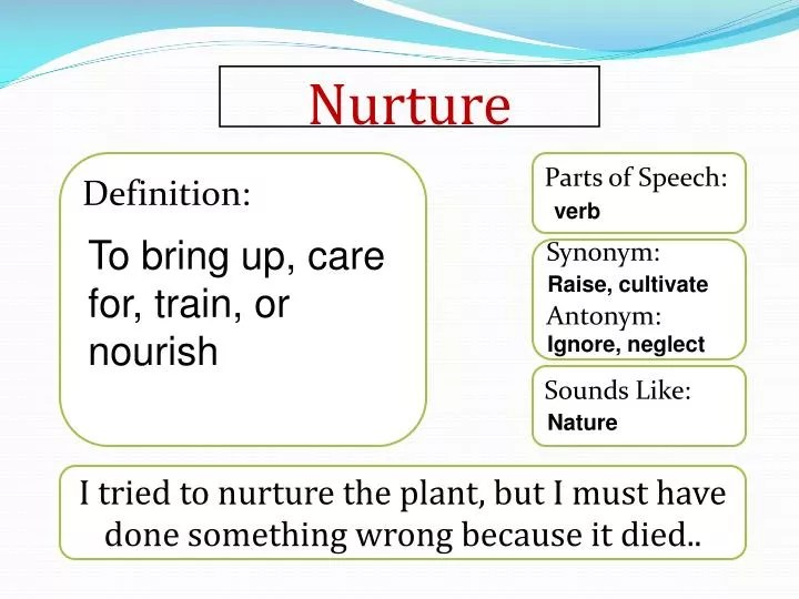 PPT Nurture PowerPoint Presentation, free download ID2319595