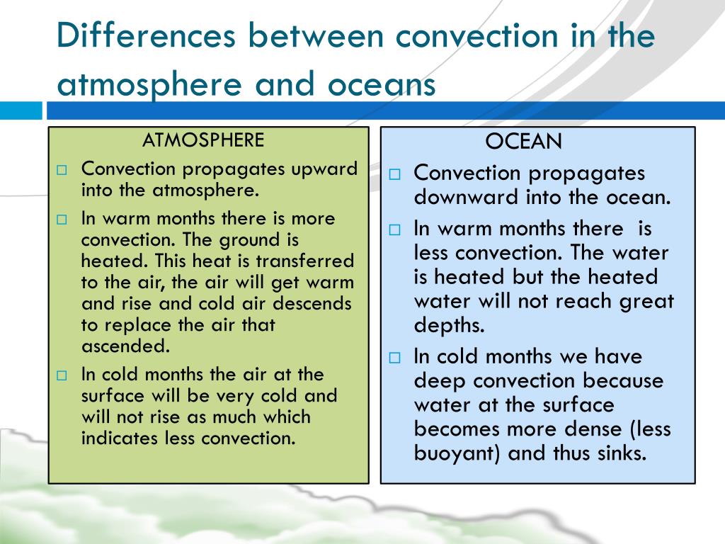 PPT convection in the atmosphere and oceans PowerPoint Presentation