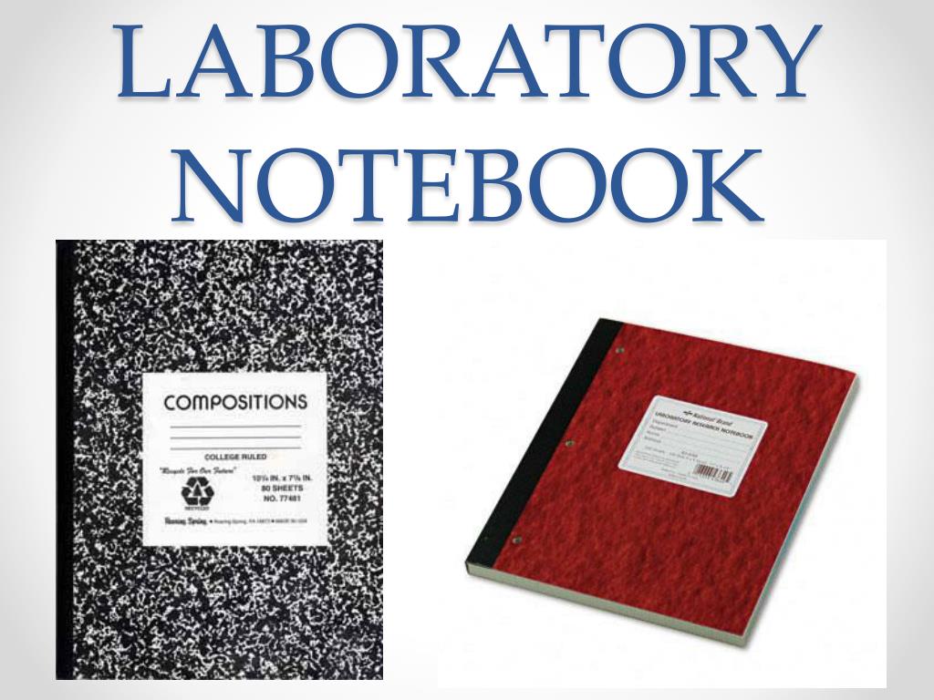 PPT LABORATORY NOTEBOOK PowerPoint Presentation, free download ID
