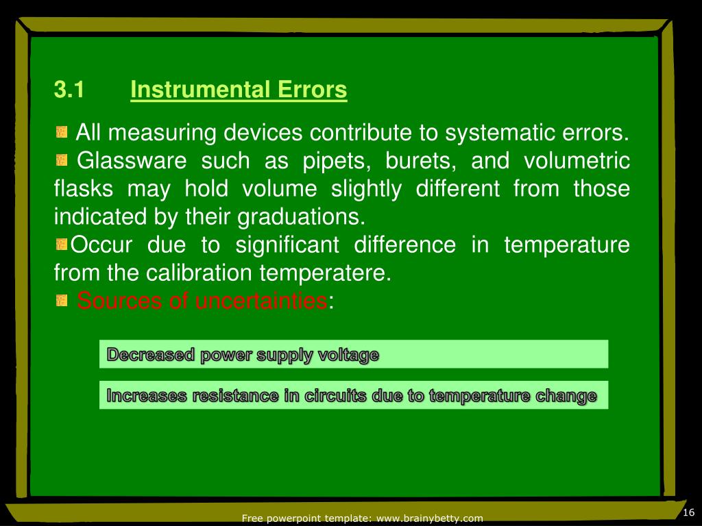 PPT EXPERIMENTAL ERRORS & STATISTICS PowerPoint Presentation ID2321641