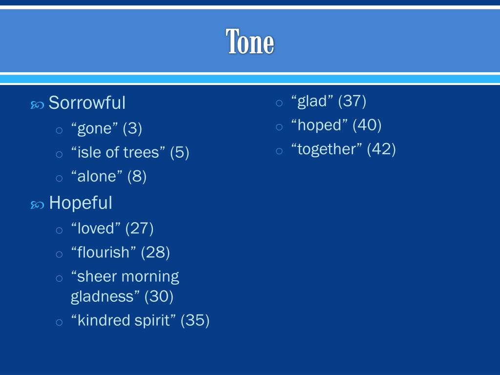 PPT Analysis of “The Tuft of Flowers” PowerPoint Presentation, free
