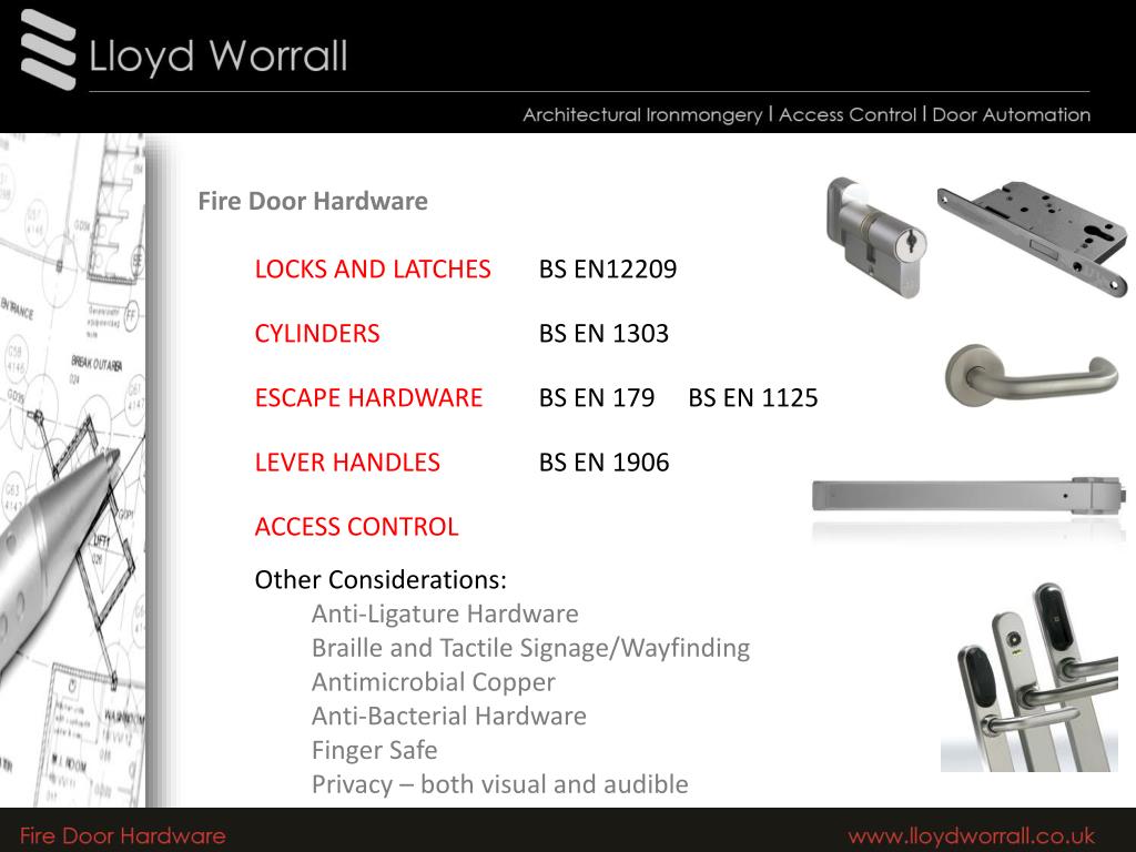 PPT Fire Door Hardware Selection and Specification PowerPoint