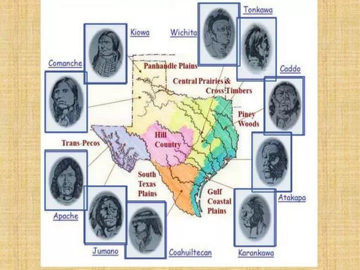 Kiowa Tribe Map